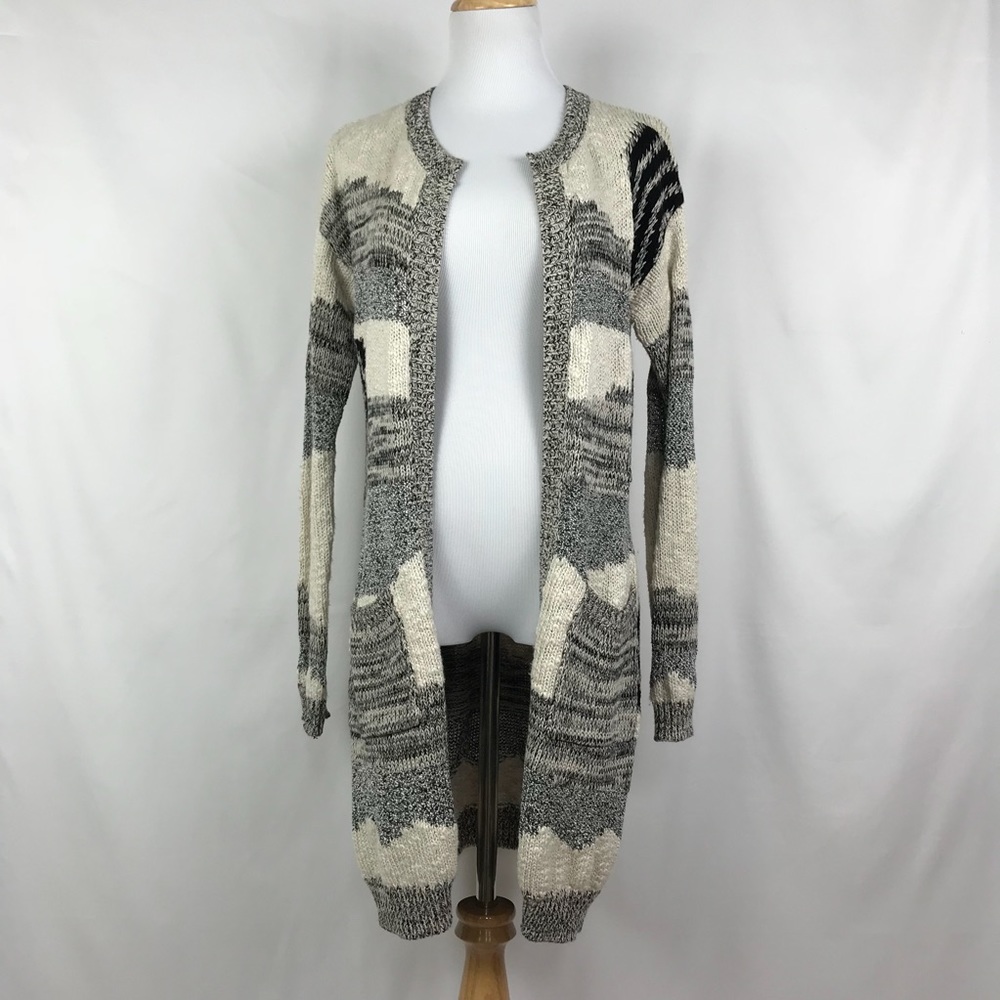 Cynthia Rowley Knitted Patch Design Cardigan - image 1